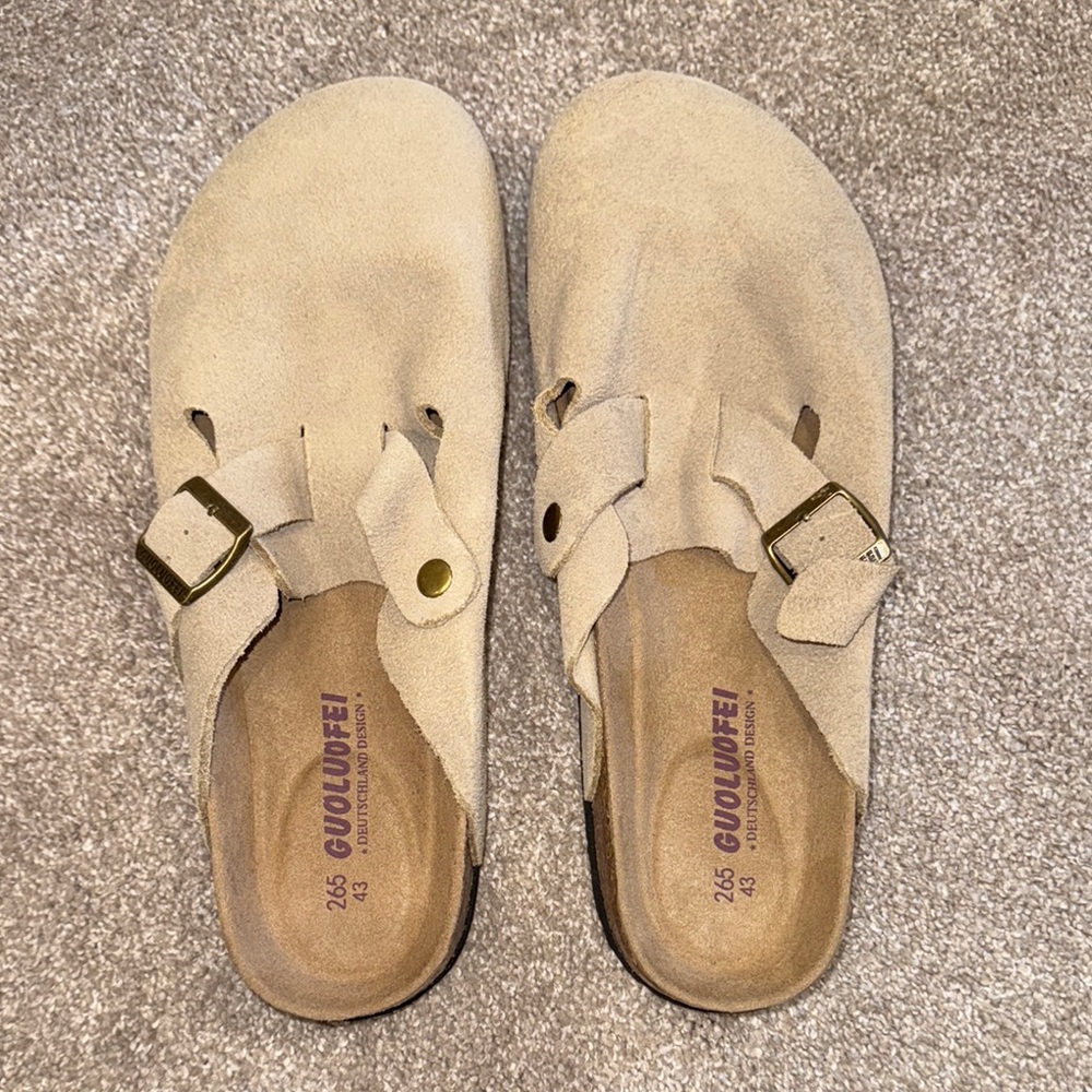 Tan Suede Men's Sandals
